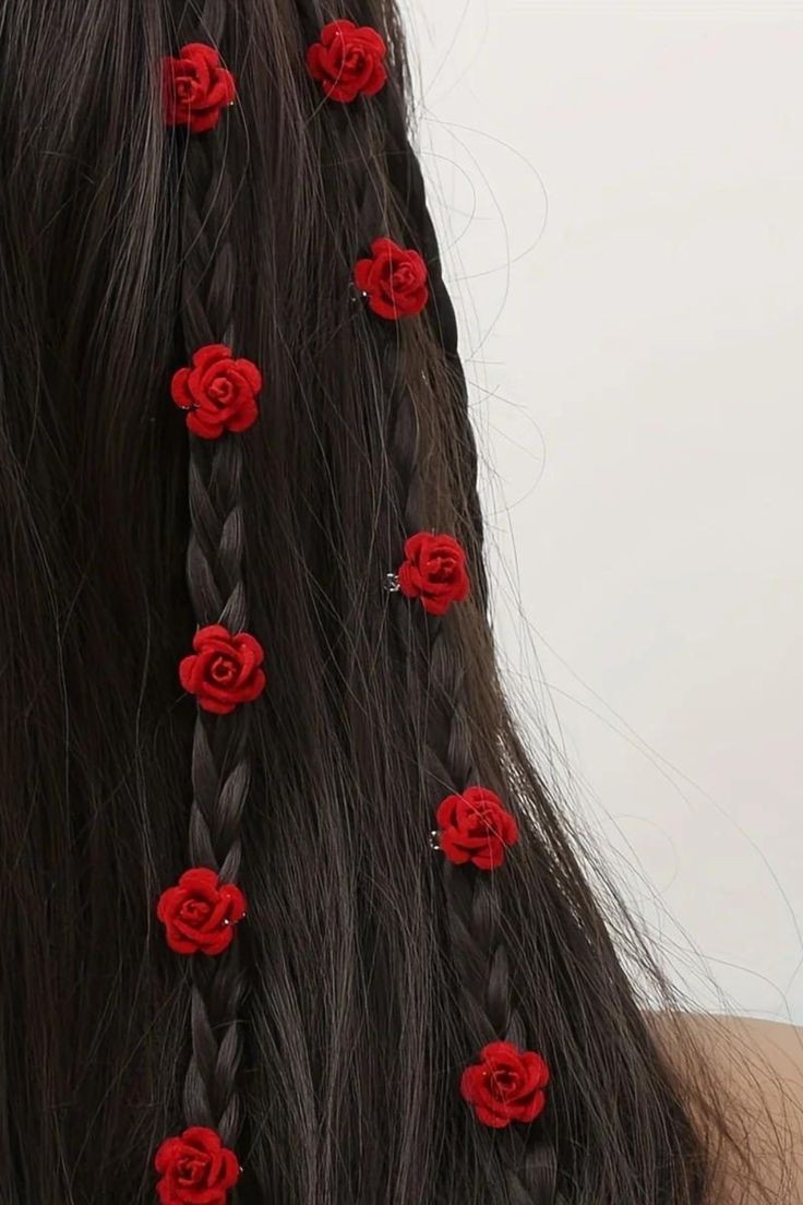 قفل مو گل رز (یک عدد)