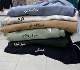 شلوار بگ دمپا سه نوار پارچه کتان کش جیب دار